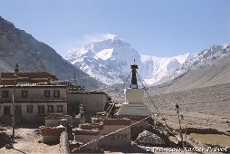Monastère de Rongbuk et Chomolongma (Everest) - FX Prevot