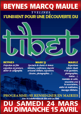 Culture tibétaine 24 mars-15 avril 2012 à Beynes, Marcq et Maule (78)