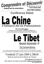 Conférence débat Chine - Tibet Conférence débat Chine - Tibet