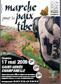 Marche pour la paix pour le Tibet
