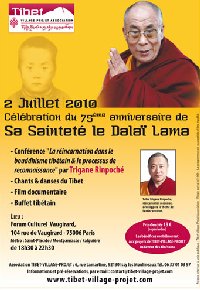 Soirée Tibet-Village-Projet