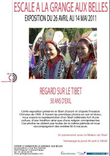 Expo "Regard sur le Tibet, 50 ans de l'exil"