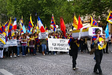Défilé manifestation du 8/8/2008 Paris. Photo O. Masseret
