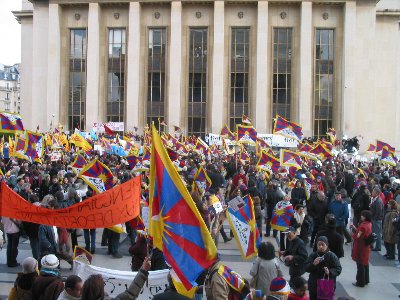 Trocadéro, 7 avril 2008