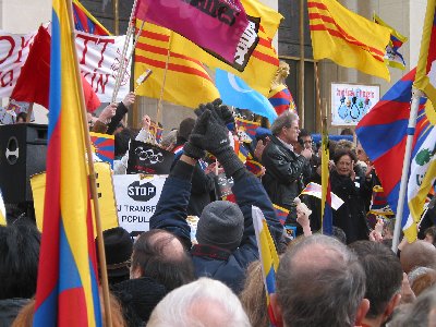 Trocadéro, 7 avril 2008