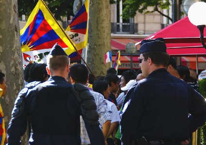 15 juillet 2008, Ambassade de Chine, Paris